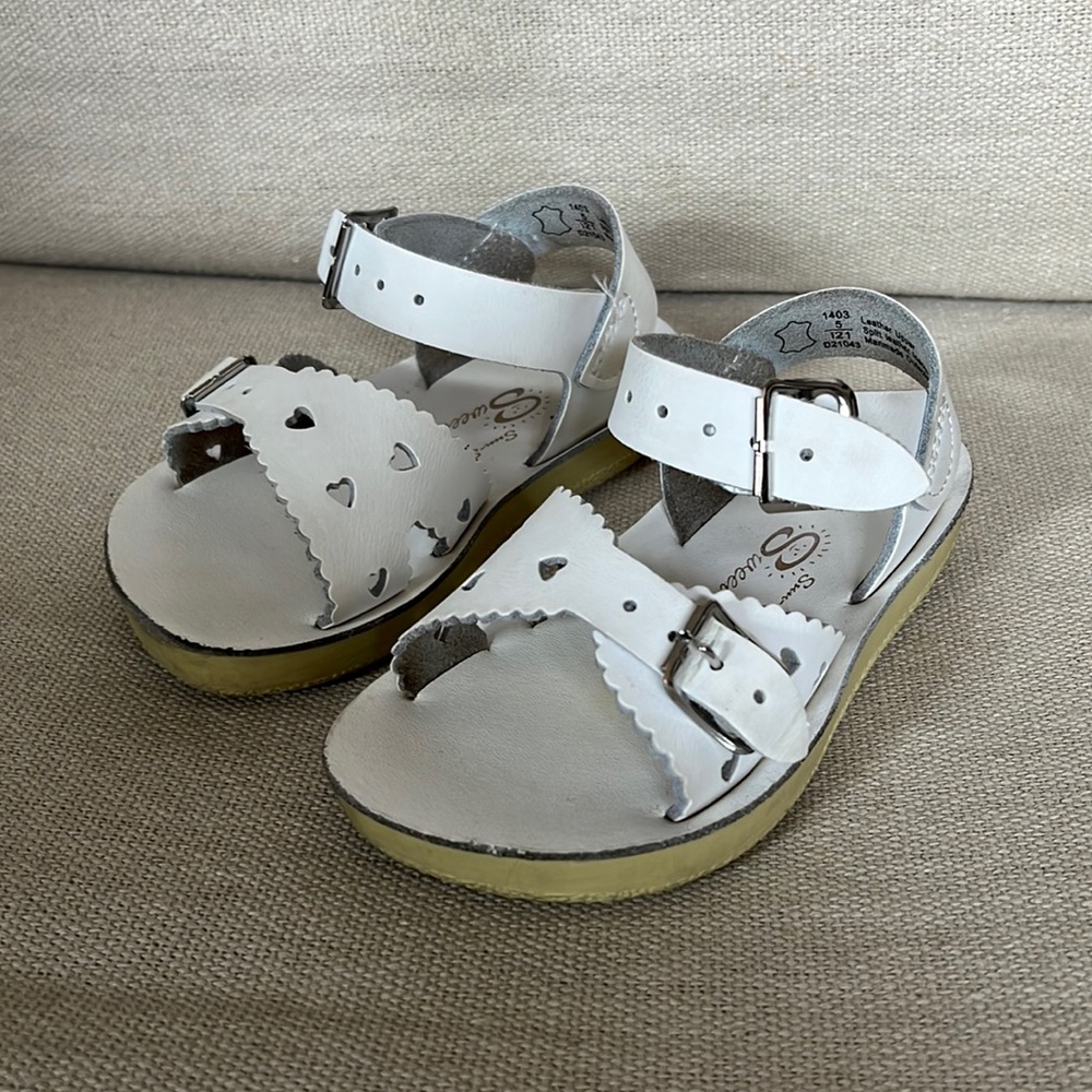 Sun-San Sweetheart Sandal, White